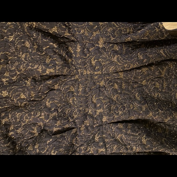 NWT flared L Eva Franco sleeveless blouse in navy and silver. - Picture 2 of 8